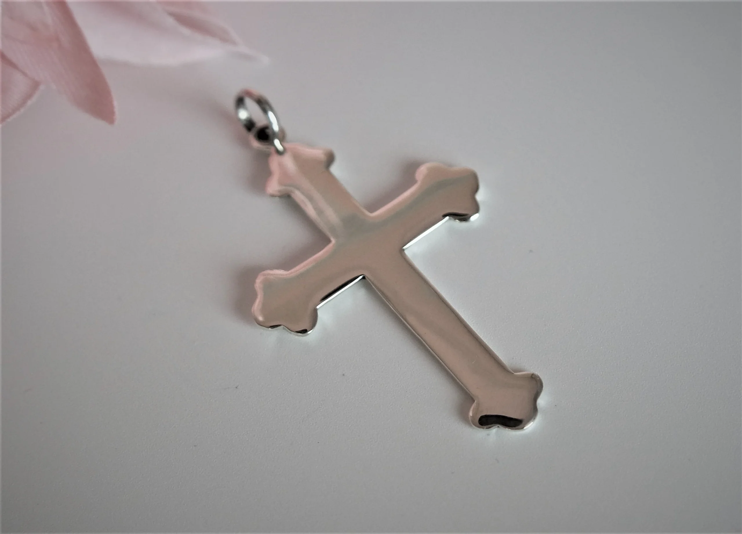925 Sterling Silver Cross Pendant - Image 3