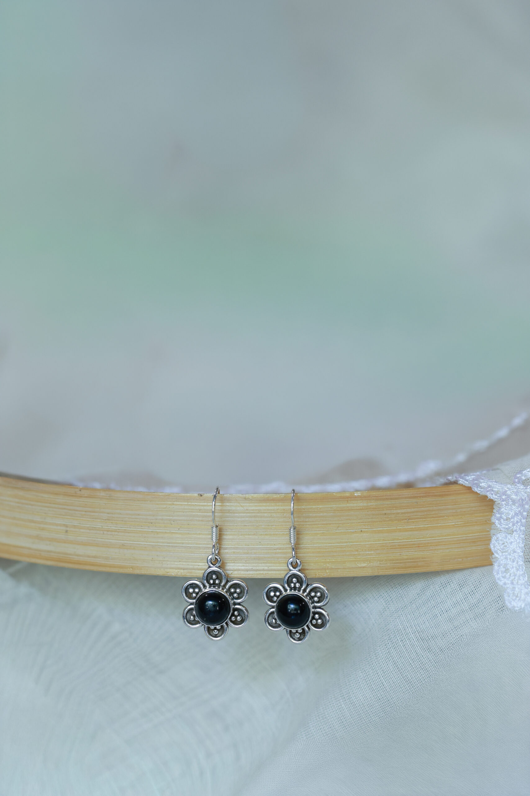 925 Sterling Silver Cherry Earrings for Girls, Earrings for Kids. Gift for Her. - Image 2