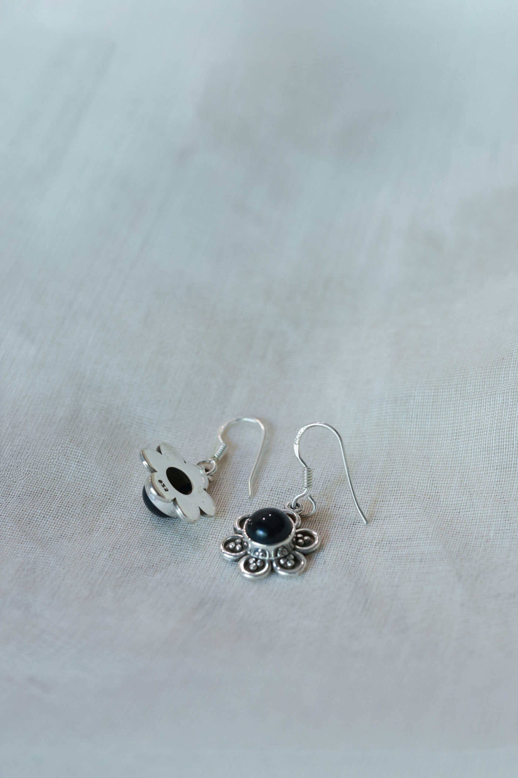 925 Sterling Silver Cherry Earrings for Girls, Earrings for Kids. Gift for Her. - Image 3
