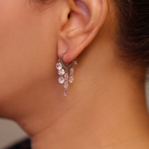 925 Sterling Silver Pink Dragonfly Stud Earrings for Girls. Earrings for Kids. Gift for Her.