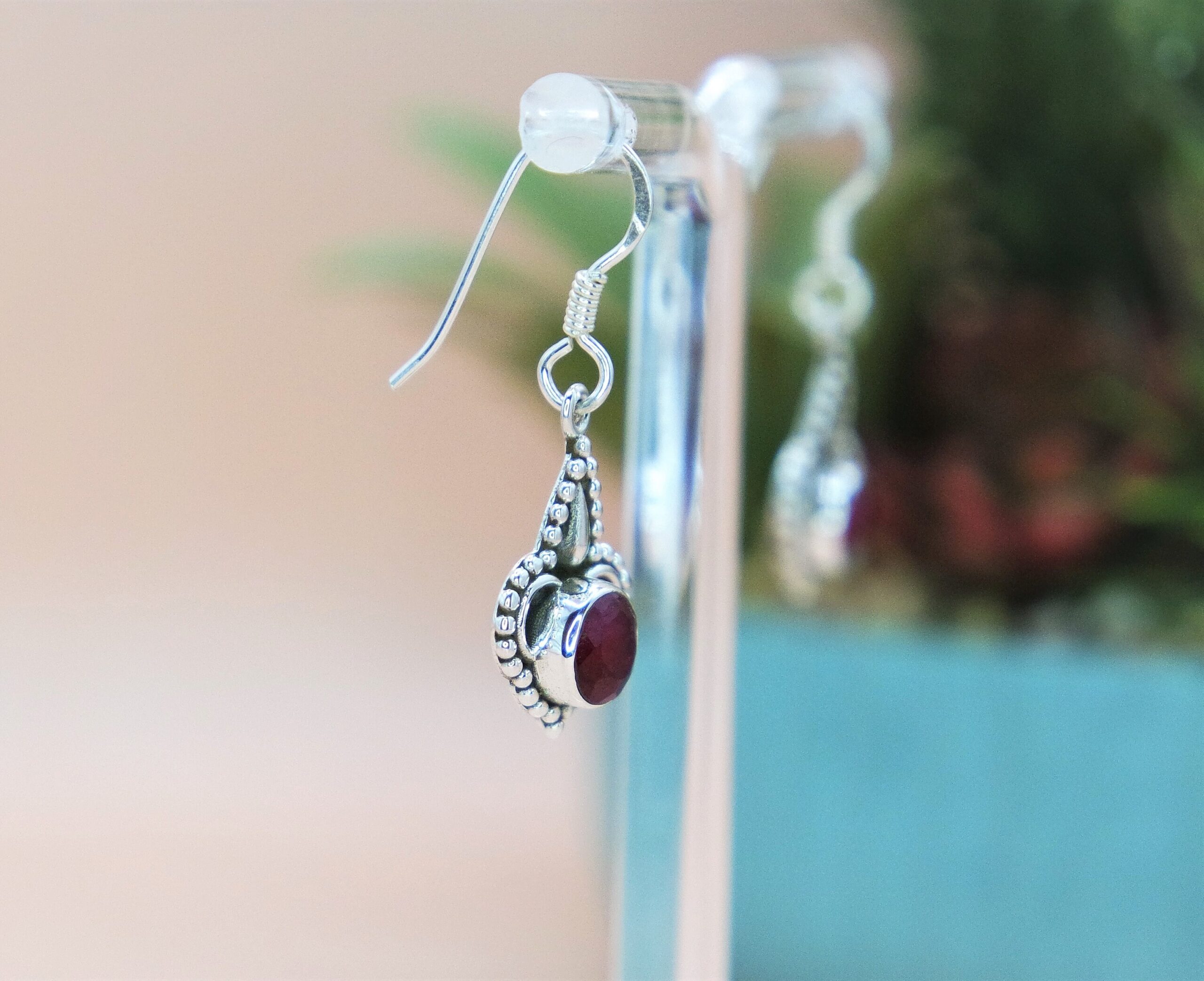 stone dangle earrings design 2 image 2