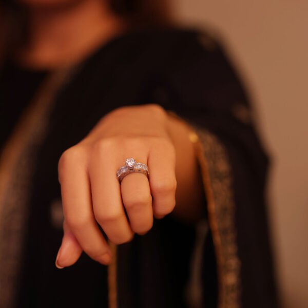 Silver Classic Solitaire Ring